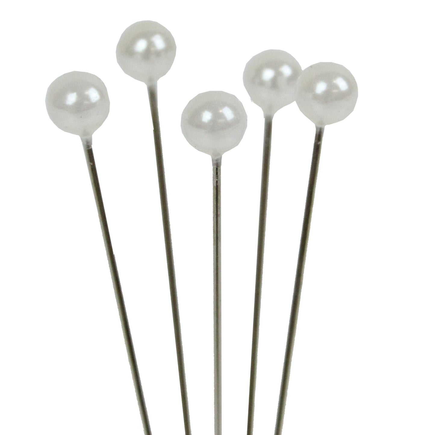 White 7cm Pearl Headed Pins