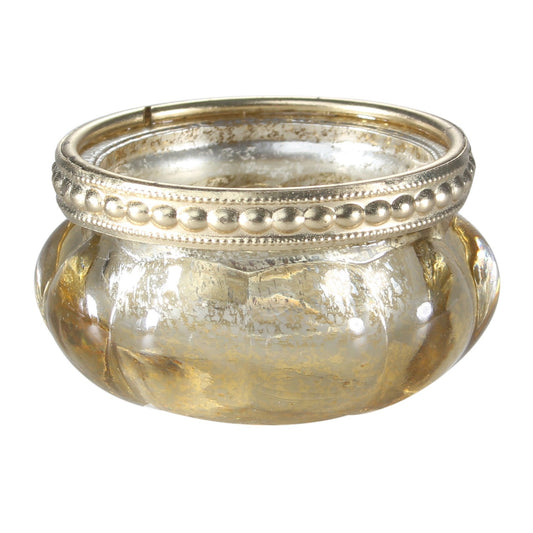 Gold Bubble Tealight Holder (3cm)