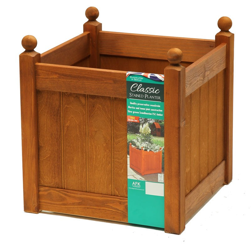 AFK Extra Large Classic Planter - Beech Stain