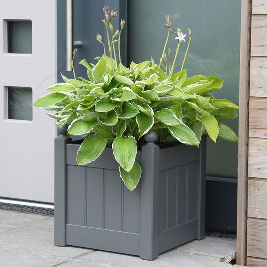 AFK Small Classic Painted Planter  - Charcoal