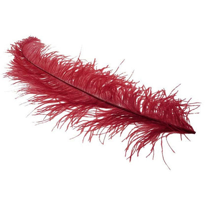 Bordeaux Ostrich Feathers x 5