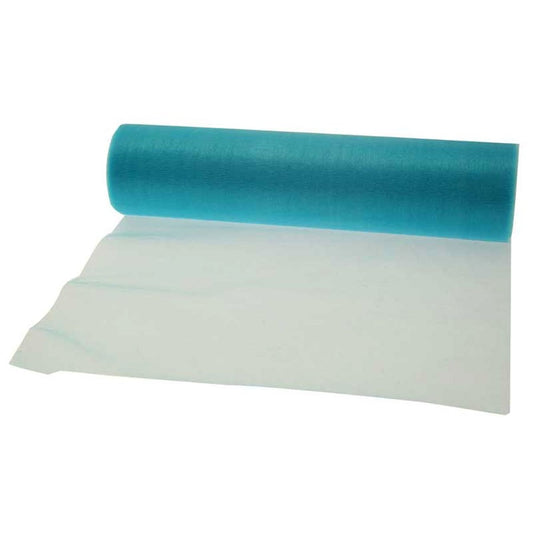 Turquoise Soft Organza Roll 29cm