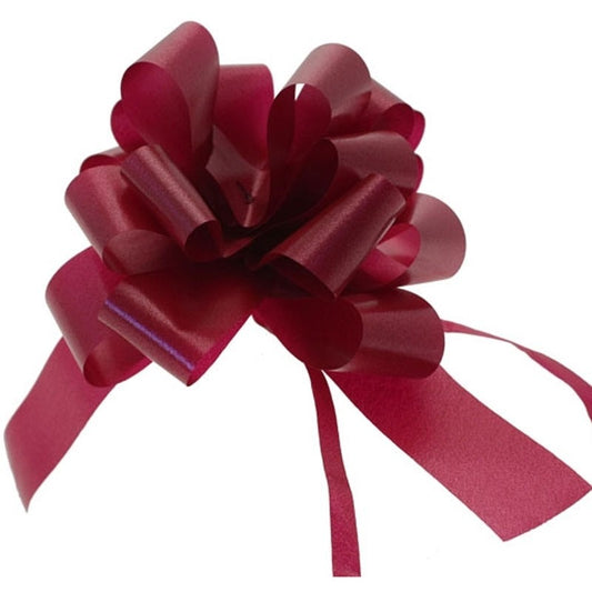 Burgundy Pull Bow 31mm