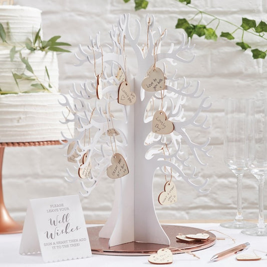 Wooden Wishing Tree Guest Book Alternative