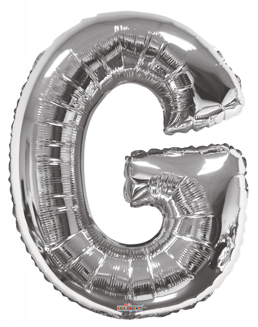 34inch   Letter Balloon - G - Silver