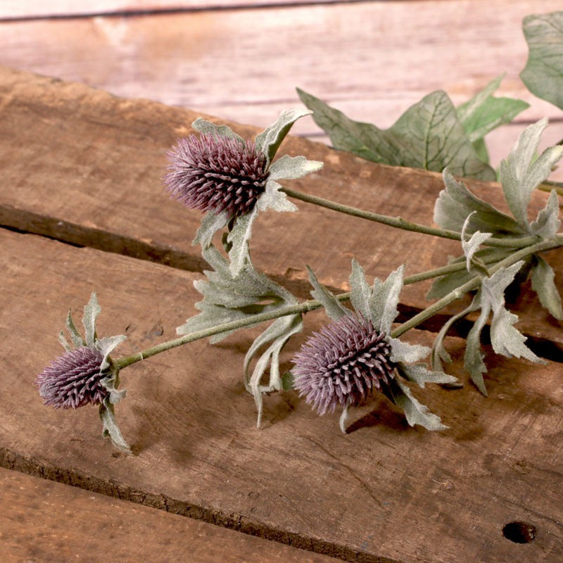 Thistle Spray Purple 44cm