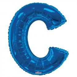 34inch   Letter Balloon - C - Blue