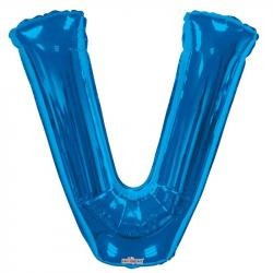 34inch   Letter Balloon -  V - Blue