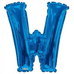 34inch   Letter Balloon -  W - Blue