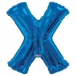 34inch   Letter Balloon -  X - Blue