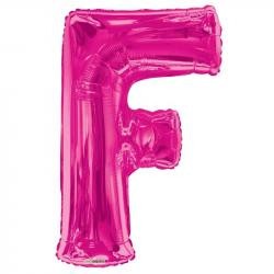 34inch   Letter Balloon -  F - Pink