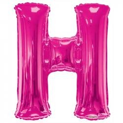 34inch   Letter Balloon -  H - Pink