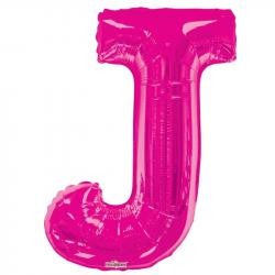 34inch   Letter Balloon -  J - Pink