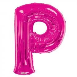 34inch   Letter Balloon - P - Pink