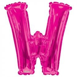 34inch   Letter Balloon - W - Pink