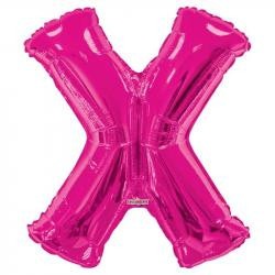 34inch   Letter Balloon - X - Pink