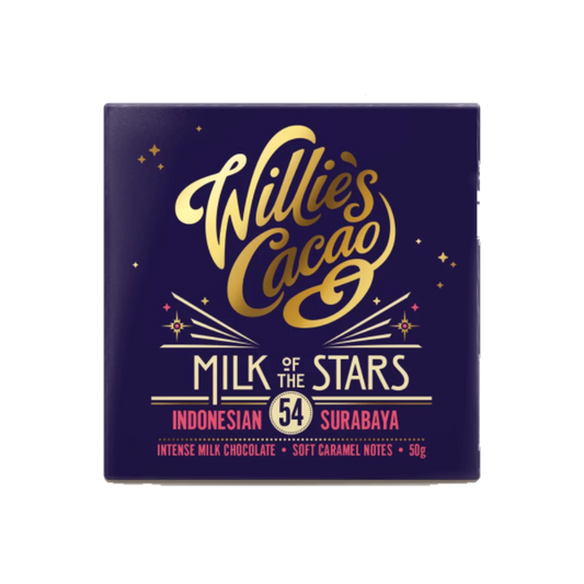 Willies Cacao Milk of the Stars Indonesian Milk Chocolate (50g)