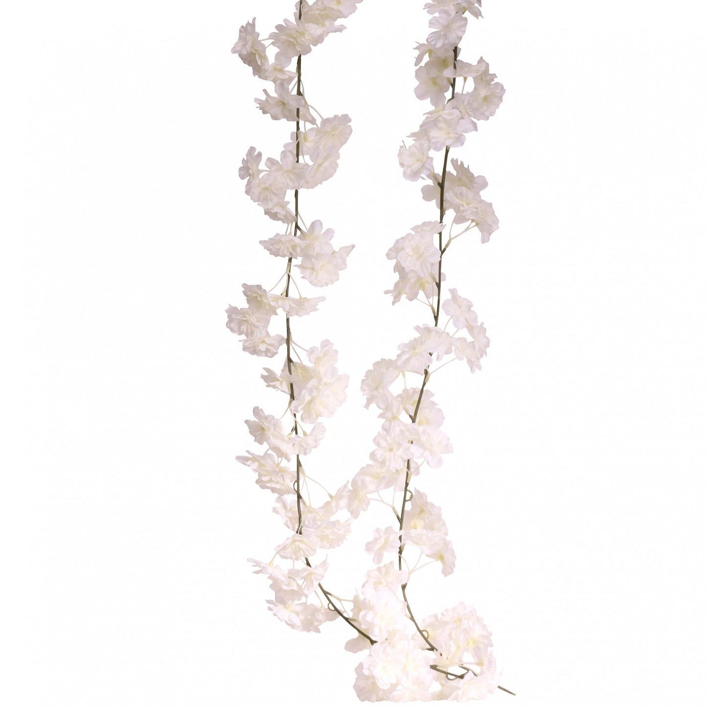 2.1m White Blossom Garland