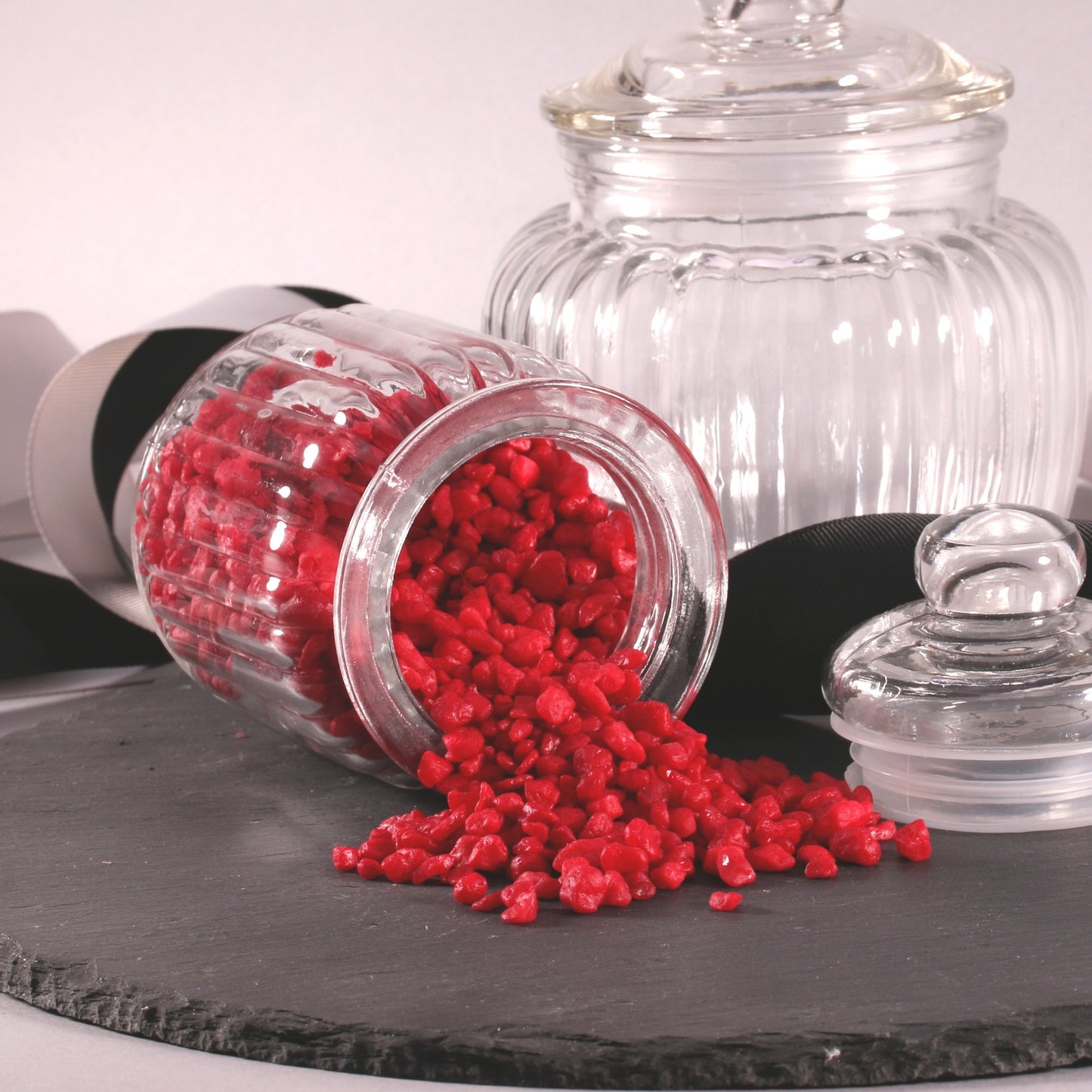 750 Gram Jar of Red Pebbles