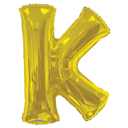 34inch   Letter Balloon - K - Gold