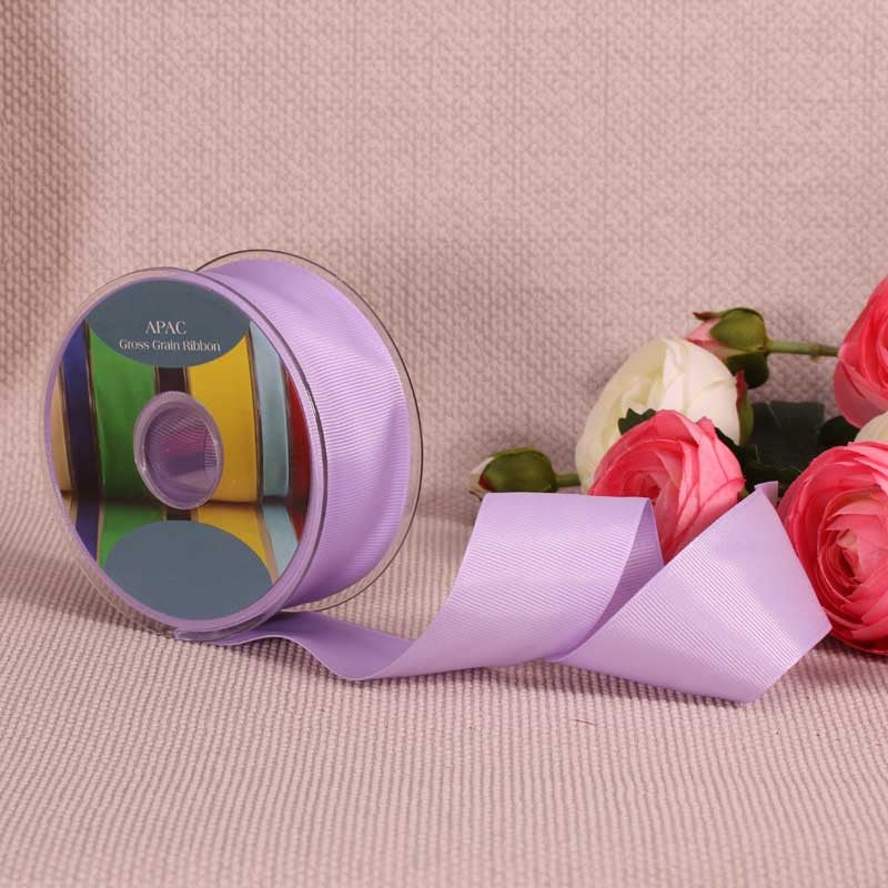 Lilac Grosgrain Ribbon (38mm x 20m)