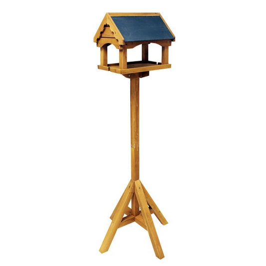 Nature's Market Slate Roof House Bird Table