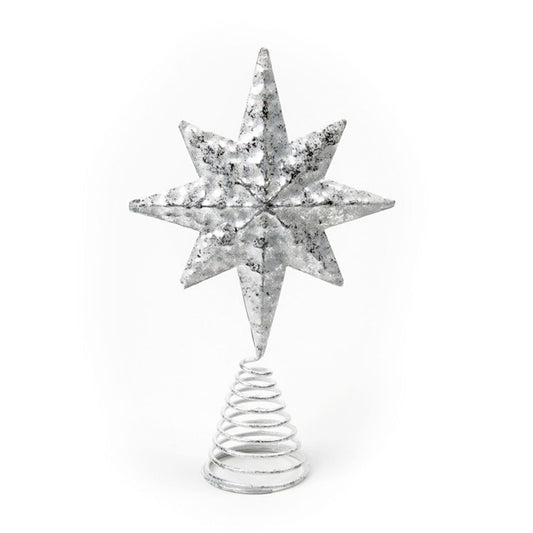 Silver Star Tree Topper