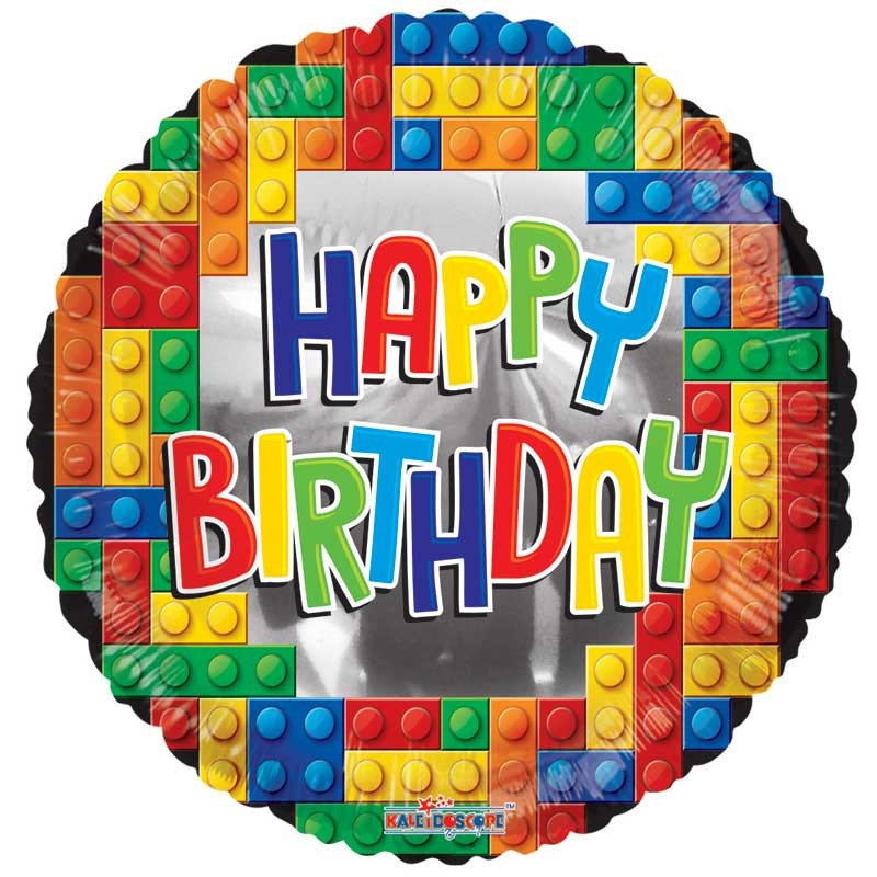 Happy Birthday Lego Balloon