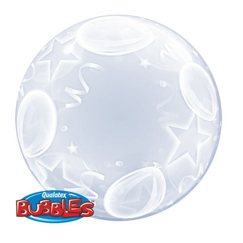 24inch Balloons   Stars Deco Bubble