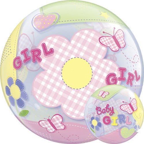 22inch Baby Girl Bubble Balloon