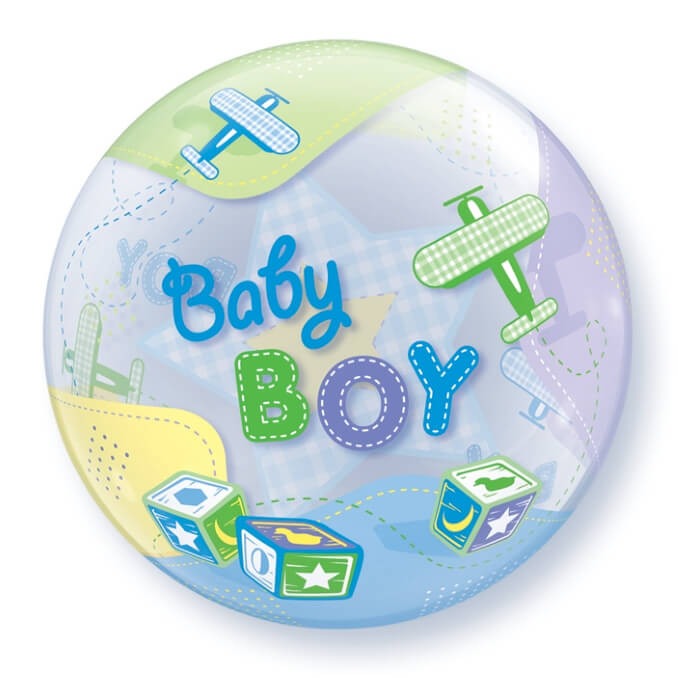 22inch Baby Boy Bubble Balloon