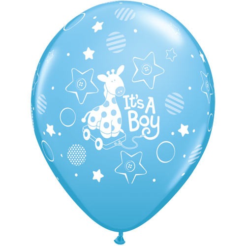 Its A Boy Latex Balloons (6 Pack)