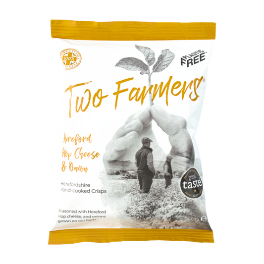 Two Farmers Hereford Hop Cheese & Onion Crisps (40g)