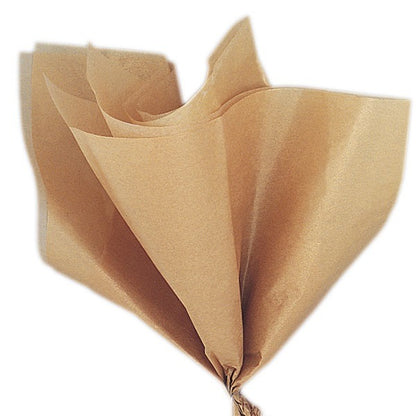 Metallic Gold Tissue Paper Retail Pack 3 Sheets