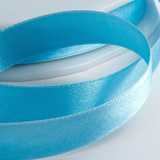 Pale Blue Satin Ribbon 38mm x 25m