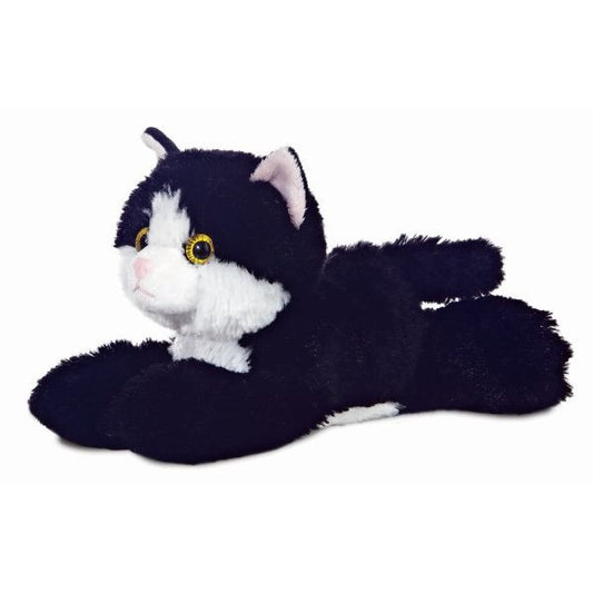 Maynard Black   White Cat (8 Inch)