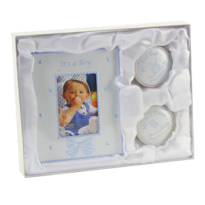 Photo Frame & 1st Tooth/1st Curl Boxes Set