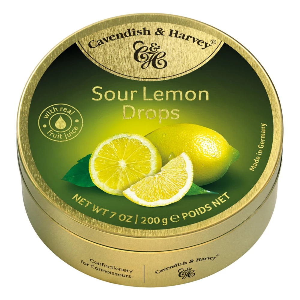 Cavendish & Harvey Sour Lemon Drops (200g)