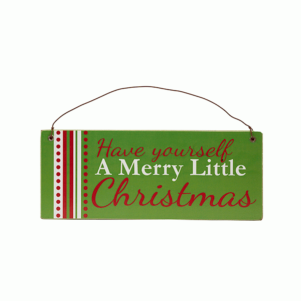 Christmas Wall Sign - Merry Little Christmas