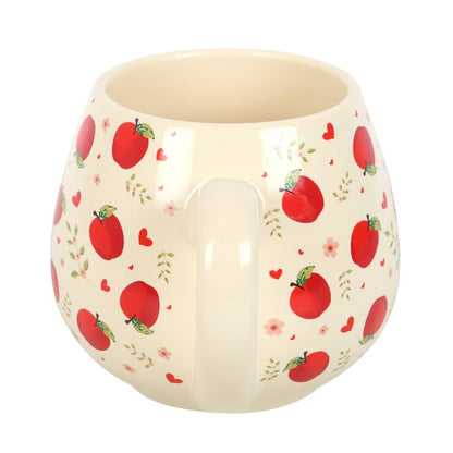 Apple Print Rounded Mug