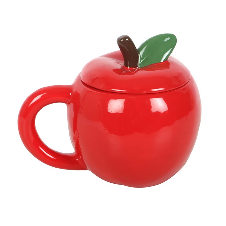 Apple Shaped Lidded Mug