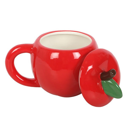 Apple Shaped Lidded Mug