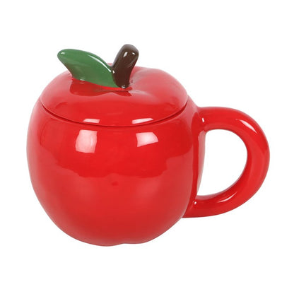 Apple Shaped Lidded Mug