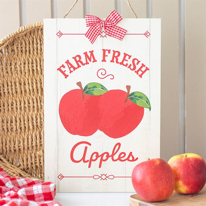 Farm Fresh Apples Hanging Sign