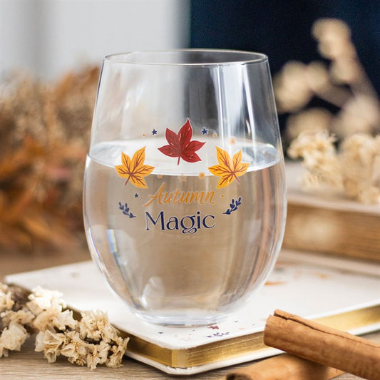 Autumn Magic Stemless Glass