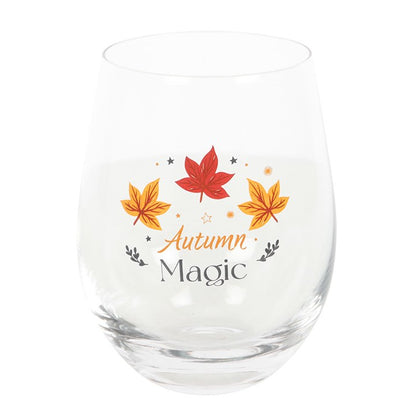 Autumn Magic Stemless Glass