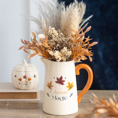 Autumn Magic Ceramic Flower Jug