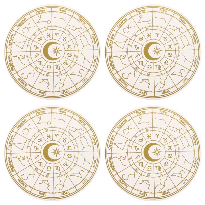 Astrology Wheel Coaster Set