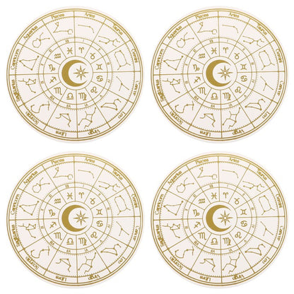 Astrology Wheel Coaster Set