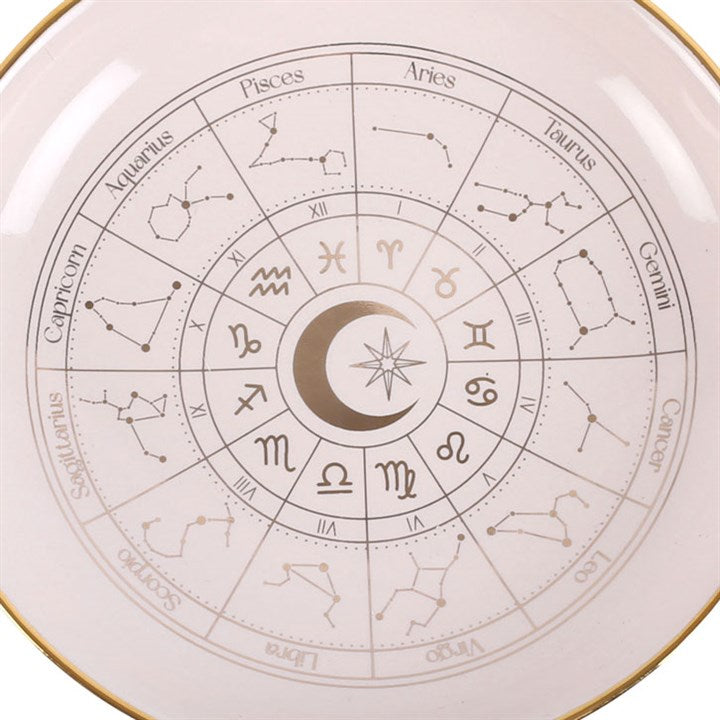 Off White Astrology Wheel Trinket Dish